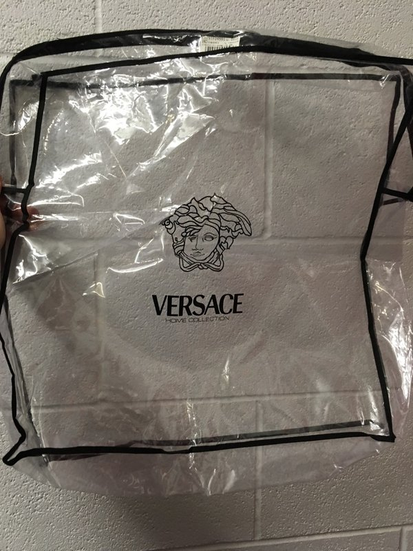 OFFER: Clear plastic Versace bag (Stratford E15)